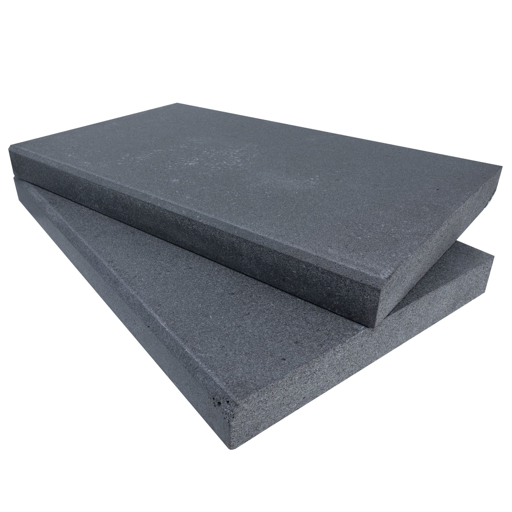 Black Basalt 14x24x2 2IN Triple Eased Edge Cap | STONELUX